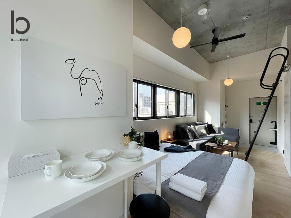 Bhotel Nekoyard - Bright Loft Studio 5 Min Walk To Peace Park & City Center Hirosima Kültér fotó